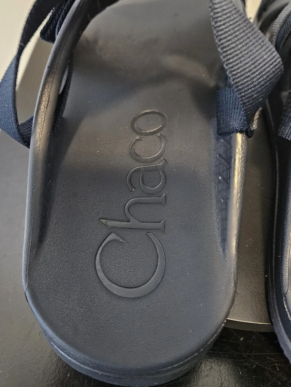Chaco Men’s Chillos Sport‎ Sandals Navy Size 10 Lightweight Adjustable